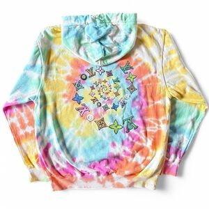 Partners in Crime LV Mongram Tie-Dye Hoodie